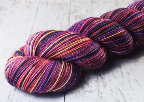 PACIFIC MOONRISE: SW Merino/Nylon - Hand dyed Variegated sock yarn