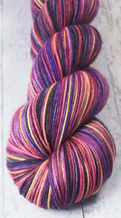 PACIFIC MOONRISE: SW Merino/Nylon - Hand dyed Variegated sock yarn