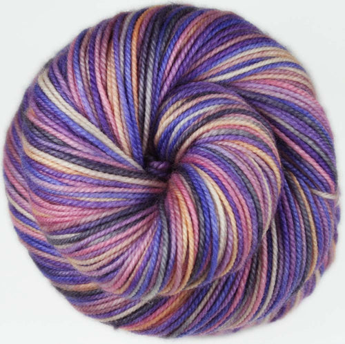 PARISIAN SUNSET: SW Merino-Nylon Sport weight yarn - Hand-dyed Variegated - Paris