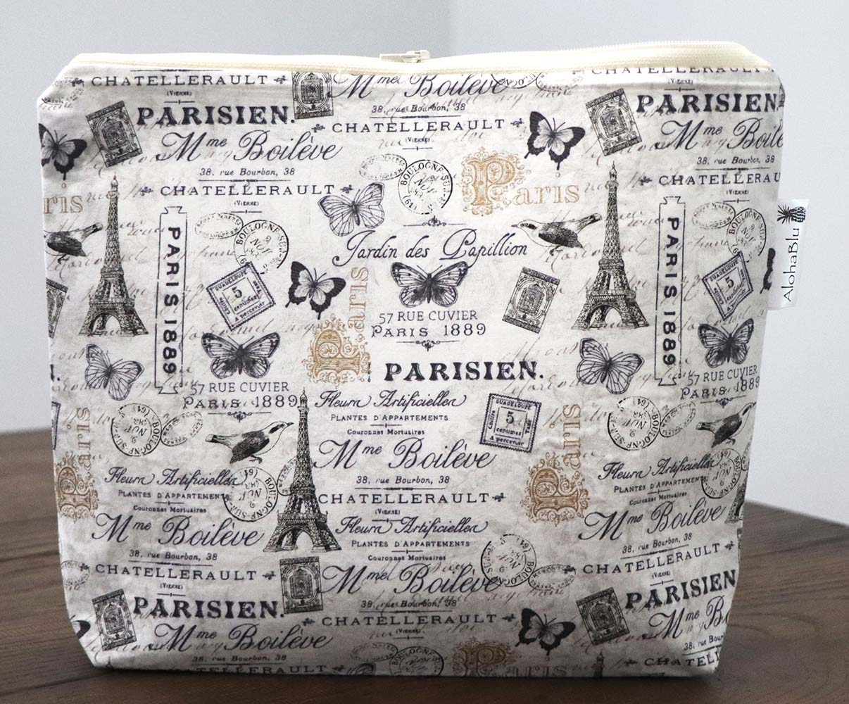 PARIS - Handmade zipper bag