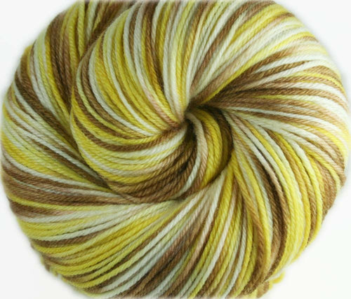 PRETZELS & BEER: SW Merino Wool / Nylon / Cashmere - Hand dyed sock yarn - Variegated sock yarn