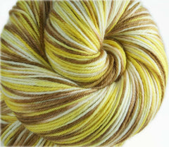 PRETZELS & BEER: SW Merino Wool / Nylon / Cashmere - Hand dyed sock yarn - Variegated sock yarn