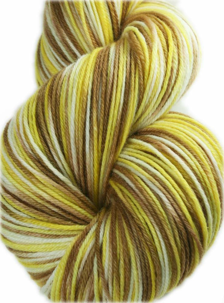 PRETZELS & BEER: SW Merino Wool / Nylon / Cashmere - Hand dyed sock yarn - Variegated sock yarn