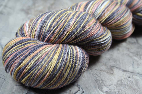 MEMORY: Superfine Merino-Silk lace yarn - Hand dyed Lace Weight Yarn - Variegated