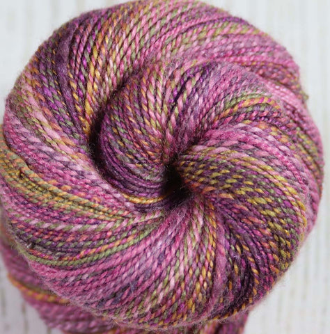 WINTER AT BRYCE CANYON - Hand dyed, hand spun DK yarn
