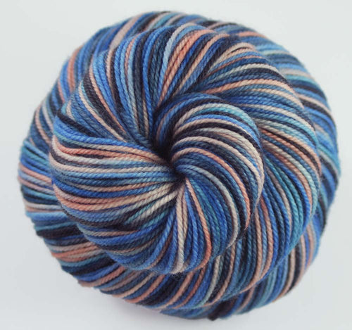 SITKA AT DUSK: Superwash Merino-Nylon - Sport weight yarn - Hand-dyed Variegated yarn