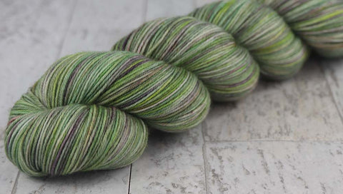 BAAD ROMANCE: Polwarth / Silk - DK weight - Hand dyed Variegated yarn