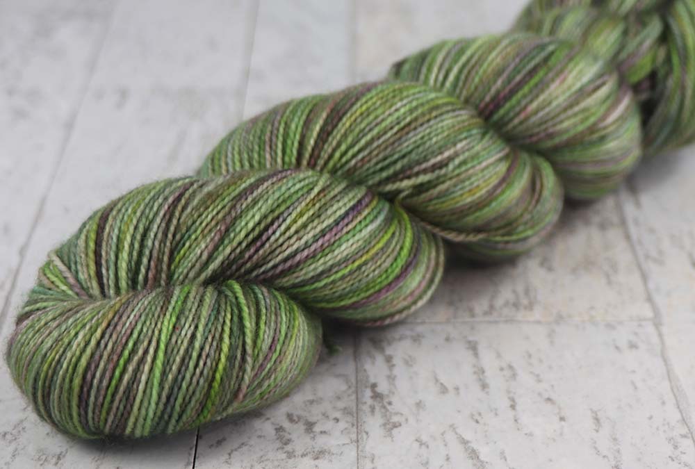 SUCCULENT PANEL: SW Merino / Nylon - Hand dyed variegated sock yarn - tight twist