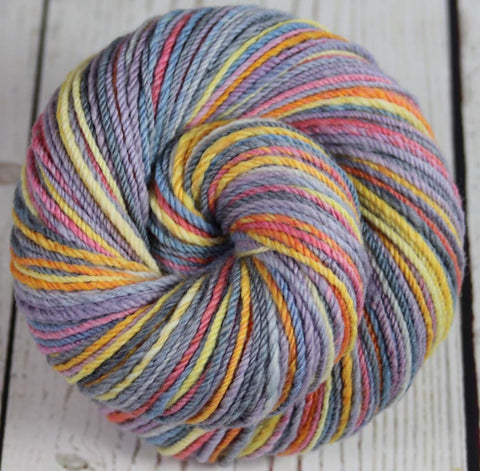HORSE OF THE SPRING - Hand dyed, hand spun DK yarn