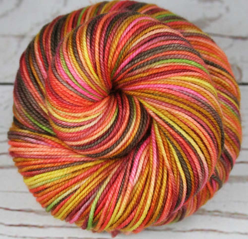 UKELELES: Superwash Merino-Nylon - Sport weight yarn - Hand dyed Variegated Hawaii inspired yarn