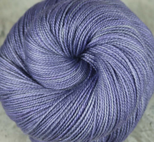 VENETIAN THUNDERSTORM: SW Merino / Nylon / Stellina - Hand dyed Sparkle sock yarn - Tonal