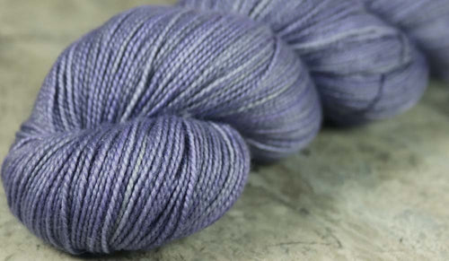 VENETIAN THUNDERSTORM: SW Merino / Nylon / Stellina - Hand dyed Sparkle sock yarn - Tonal
