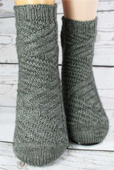 KNITTING PATTERN for Vertigo Blinds Socks - Charted Sock pattern digital download