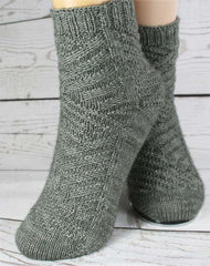 KNITTING PATTERN for Vertigo Blinds Socks - Charted Sock pattern digital download