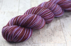 WINE TASTING: SW Merino/Nylon - Hand dyed Variegated sock yarn