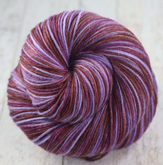 WINE TASTING: SW Merino/Nylon - Hand dyed Variegated sock yarn