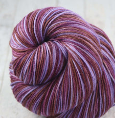 WINE TASTING: SW Merino/Nylon - Hand dyed Variegated sock yarn