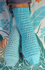 KNITTING PATTERN for West Maui Mountain Socks - Charted Sock pattern digital download