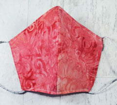 MASK: Carnation Swirls - Small